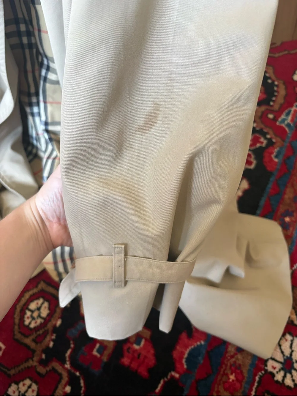 Burberry label when some